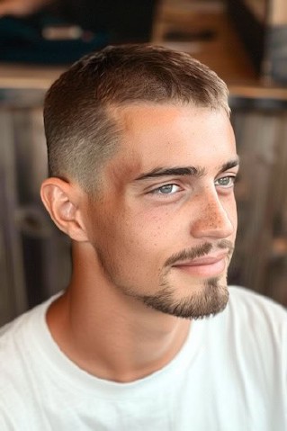 Crew cut có hợp với mặt béo không?