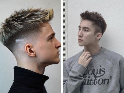 Kiểu tóc short quiff học sinh đẹp gọn gàng chuẩn trend