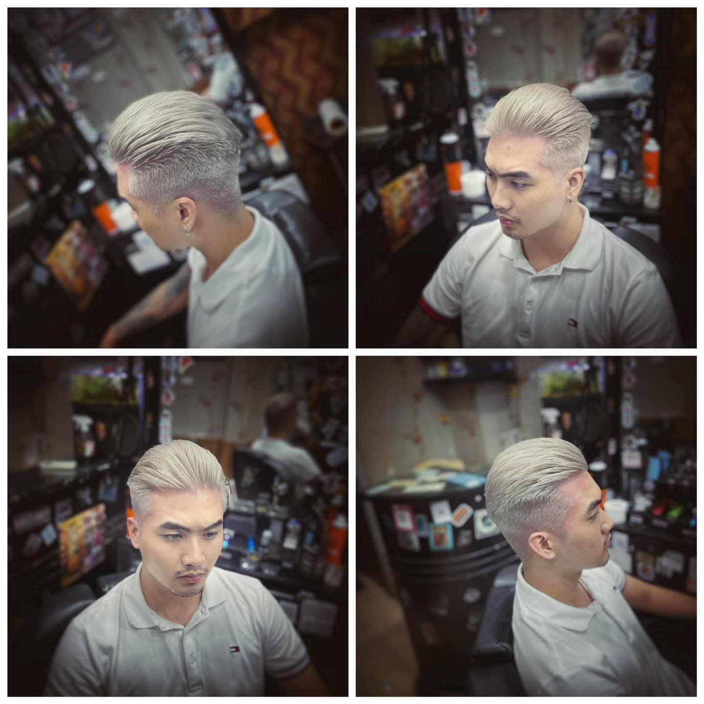 Slick back dài vừa tạo chiều sâu cho tóc dày