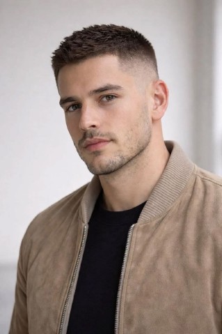 Tóc sport fade đẹp hiện đại chuẩn barber style